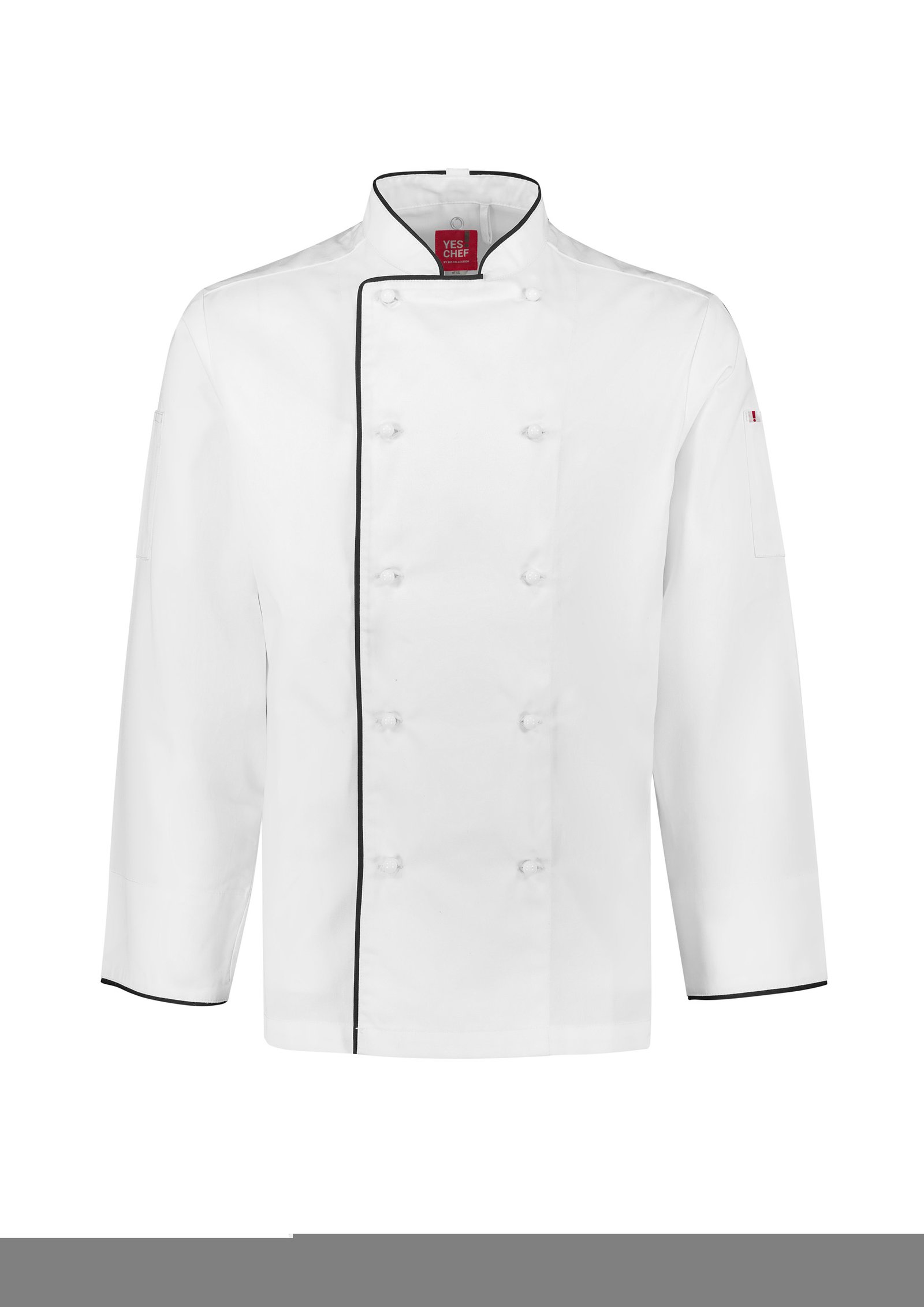 Mens Al Dente Long Sleeve Chef Jacket - Image 5