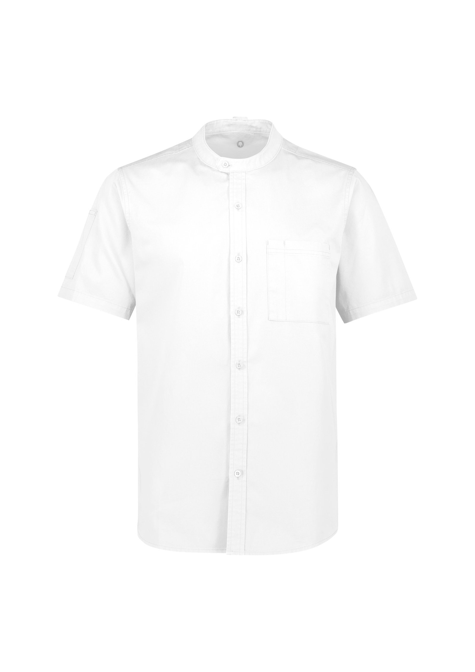 Mens Salsa Short Sleeve Chef Shirt - Image 5