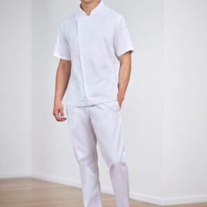 Mens Alfresco Short Sleeve Chef Jacket