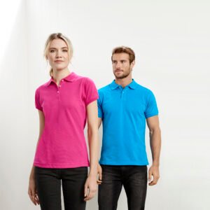 Mens Neon Short Sleeve Polo