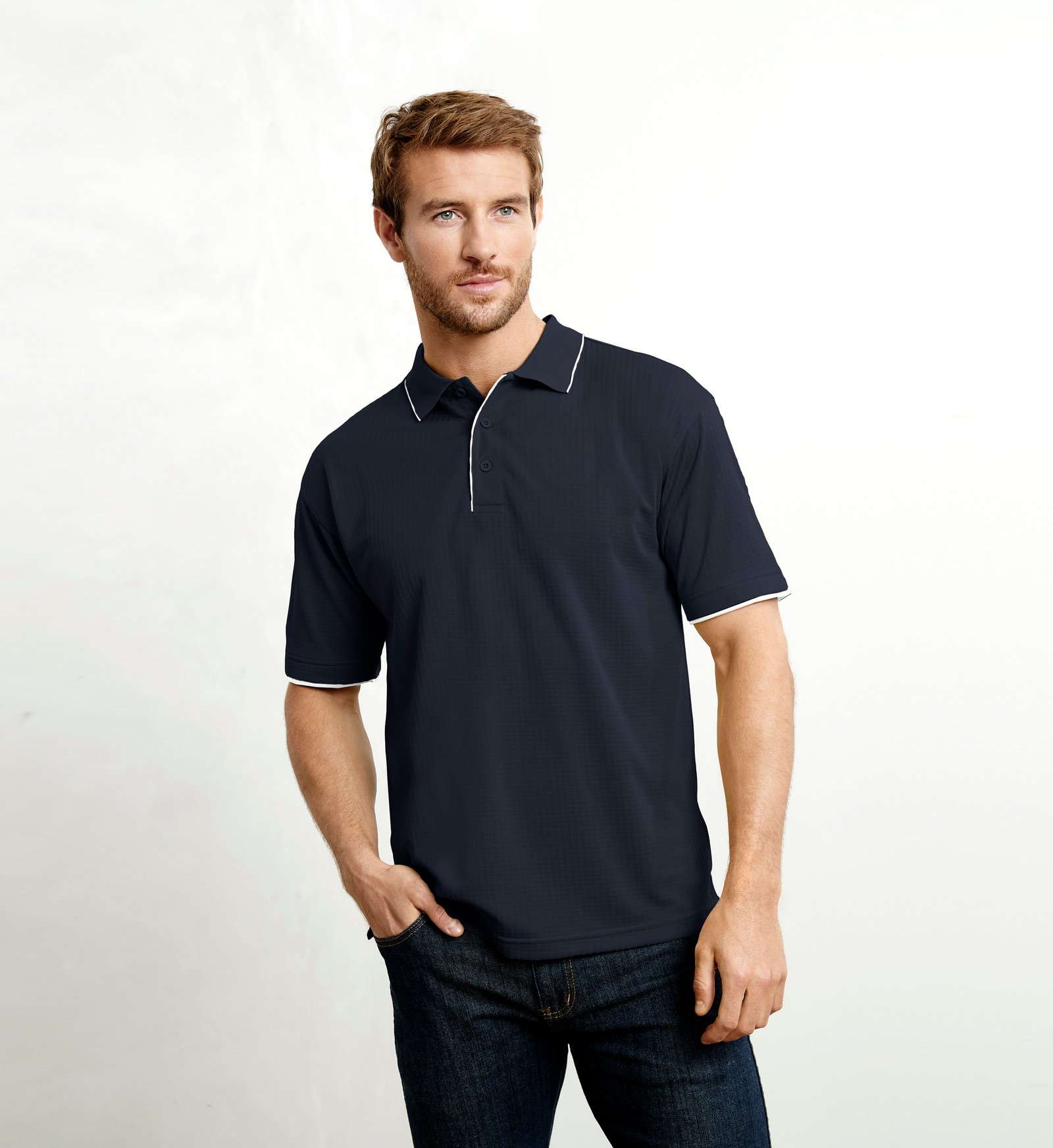 Mens Elite Short Sleeve Polo