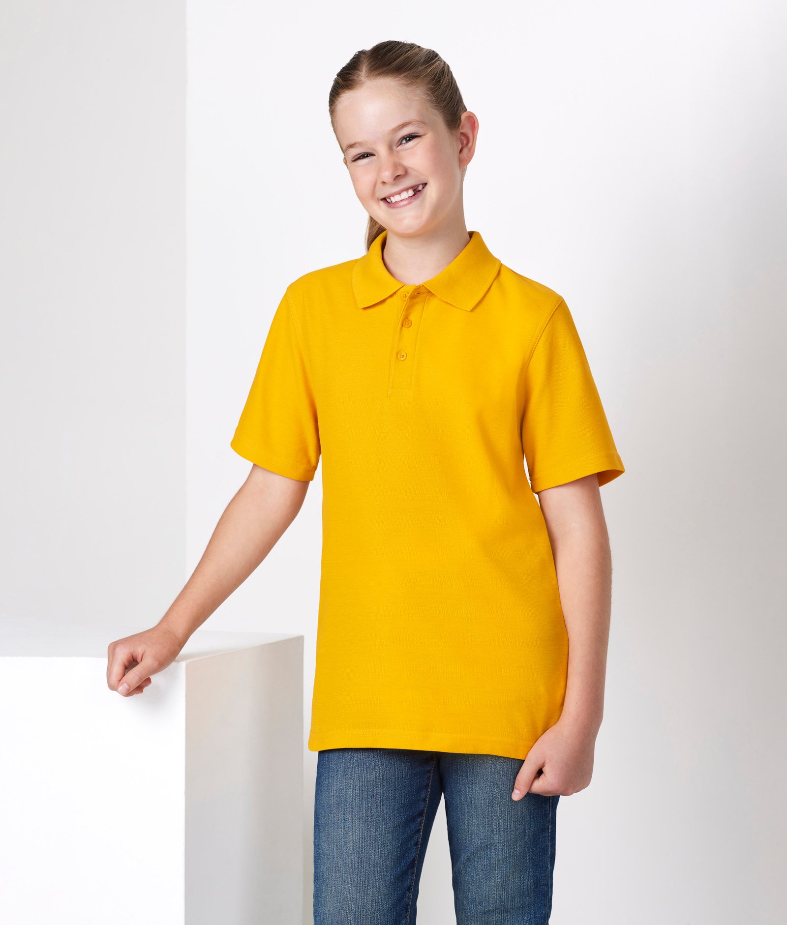 Kids Crew Short Sleeve Polo