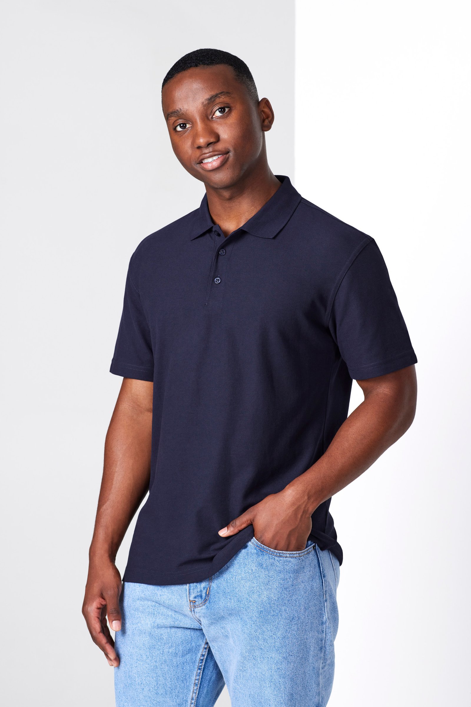 Mens Crew Short Sleeve Polo