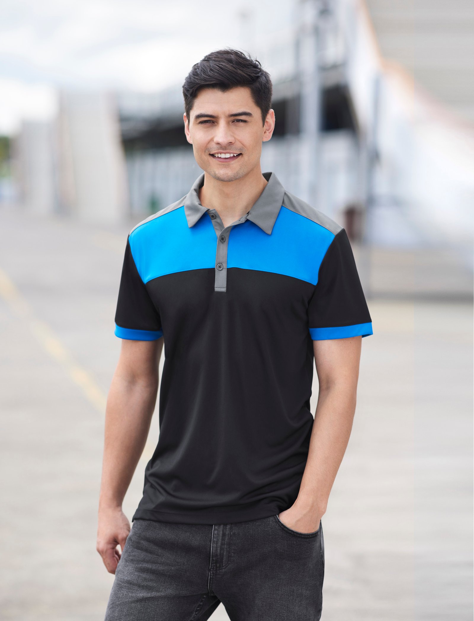 Mens Charger Short Sleeve Polo