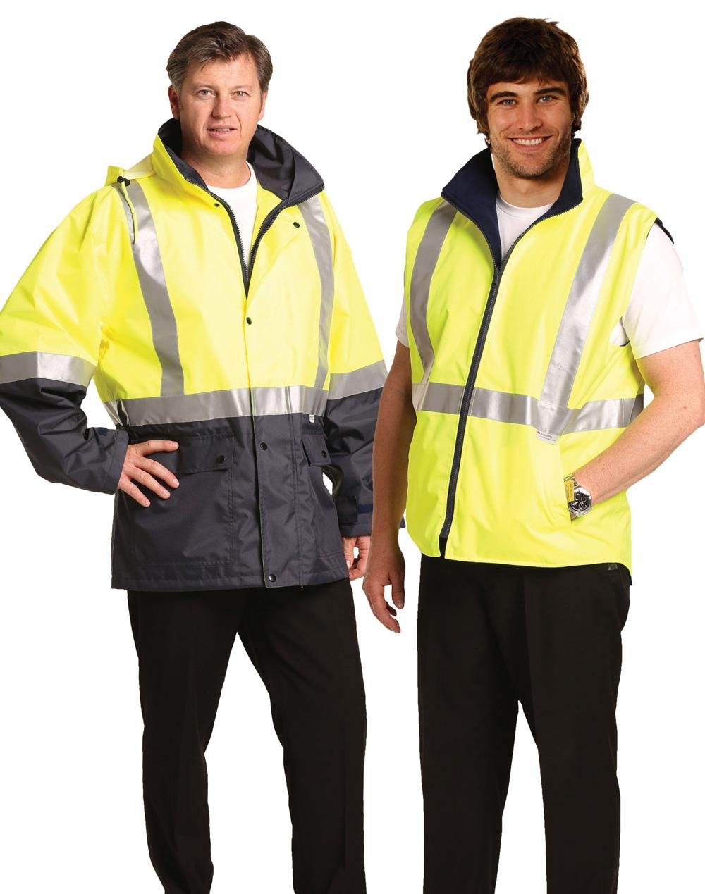 High Vis Reversible Vest And Jacket