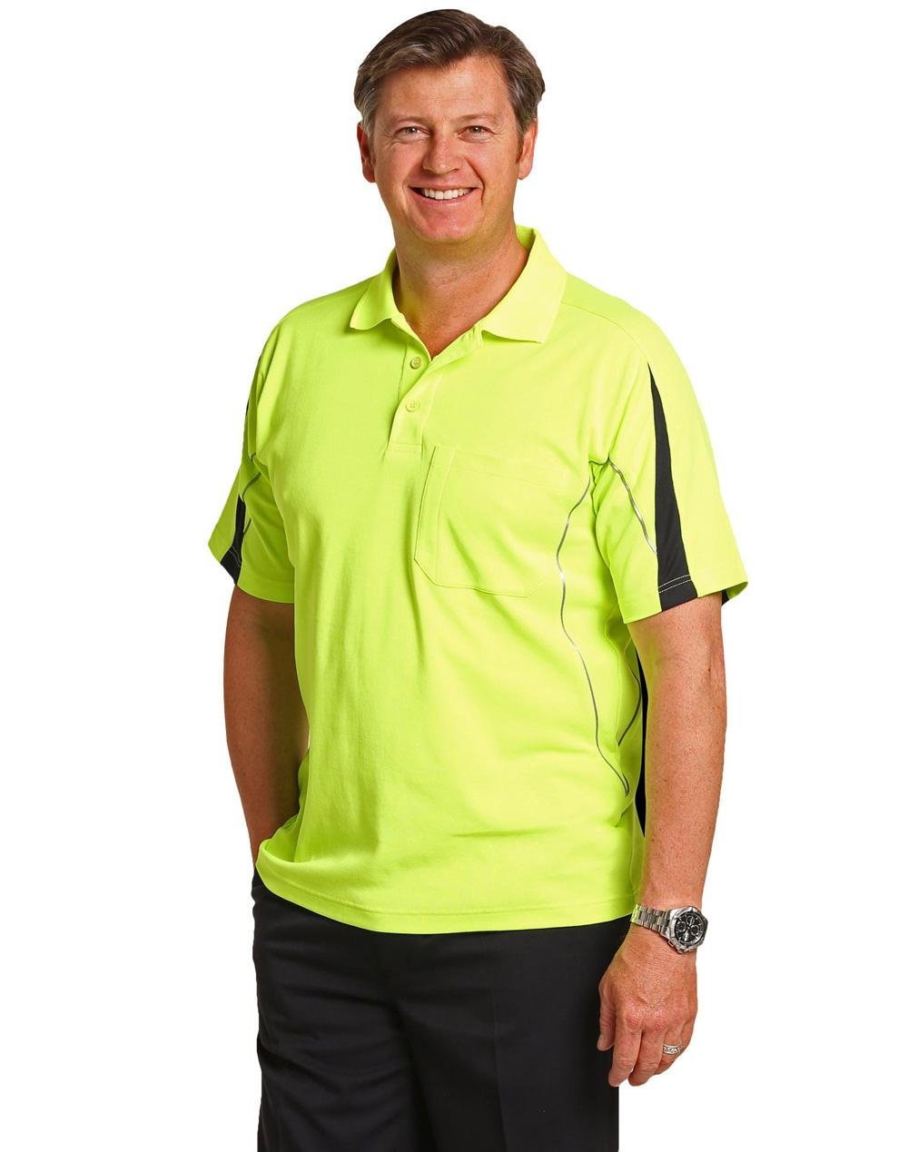 Hi-Vis Legend Short Sleeve Polo Mens'