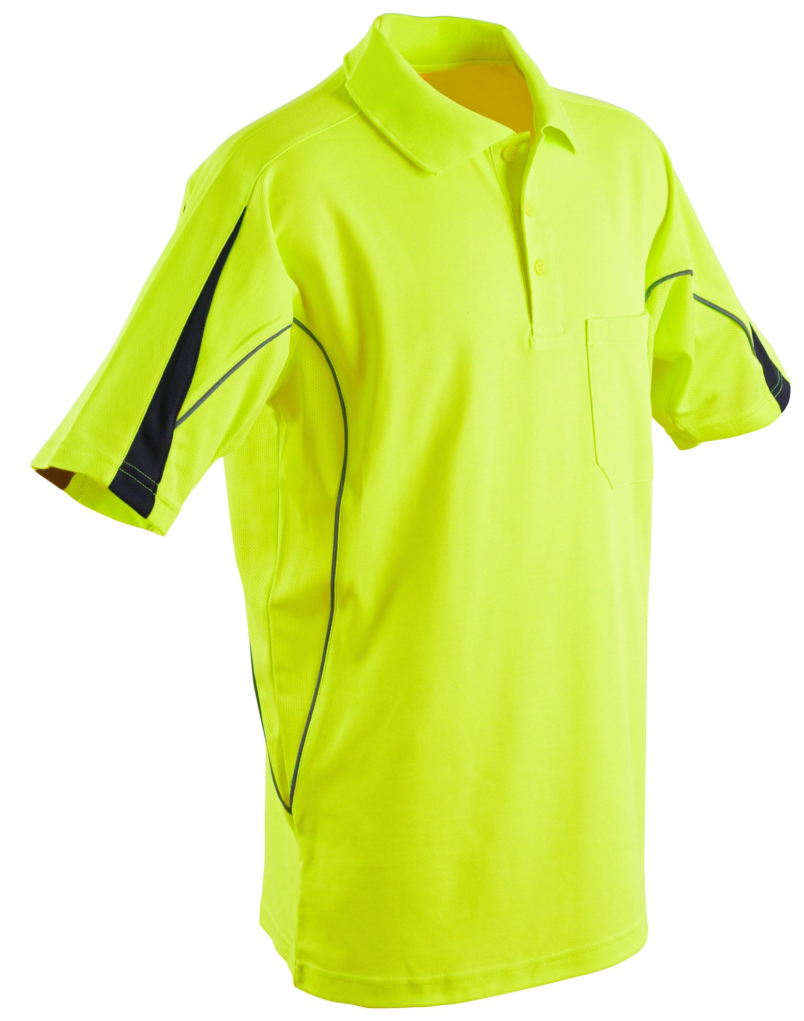 Hi-Vis Legend Short Sleeve Polo Mens' - Image 2