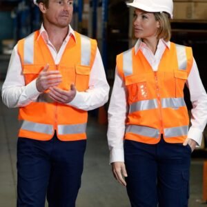 Hi-Vis SAFETY VEST with ID POCKET & 3M TAPES