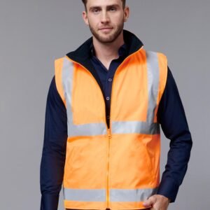 VIC Rail Hi Vis Reversible Safety Vest - Unisex