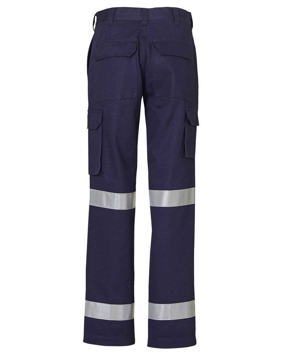 Ladies' Heavy Cotton Drill Cargo Pants With Biomotion 3M Tapes - Image 3