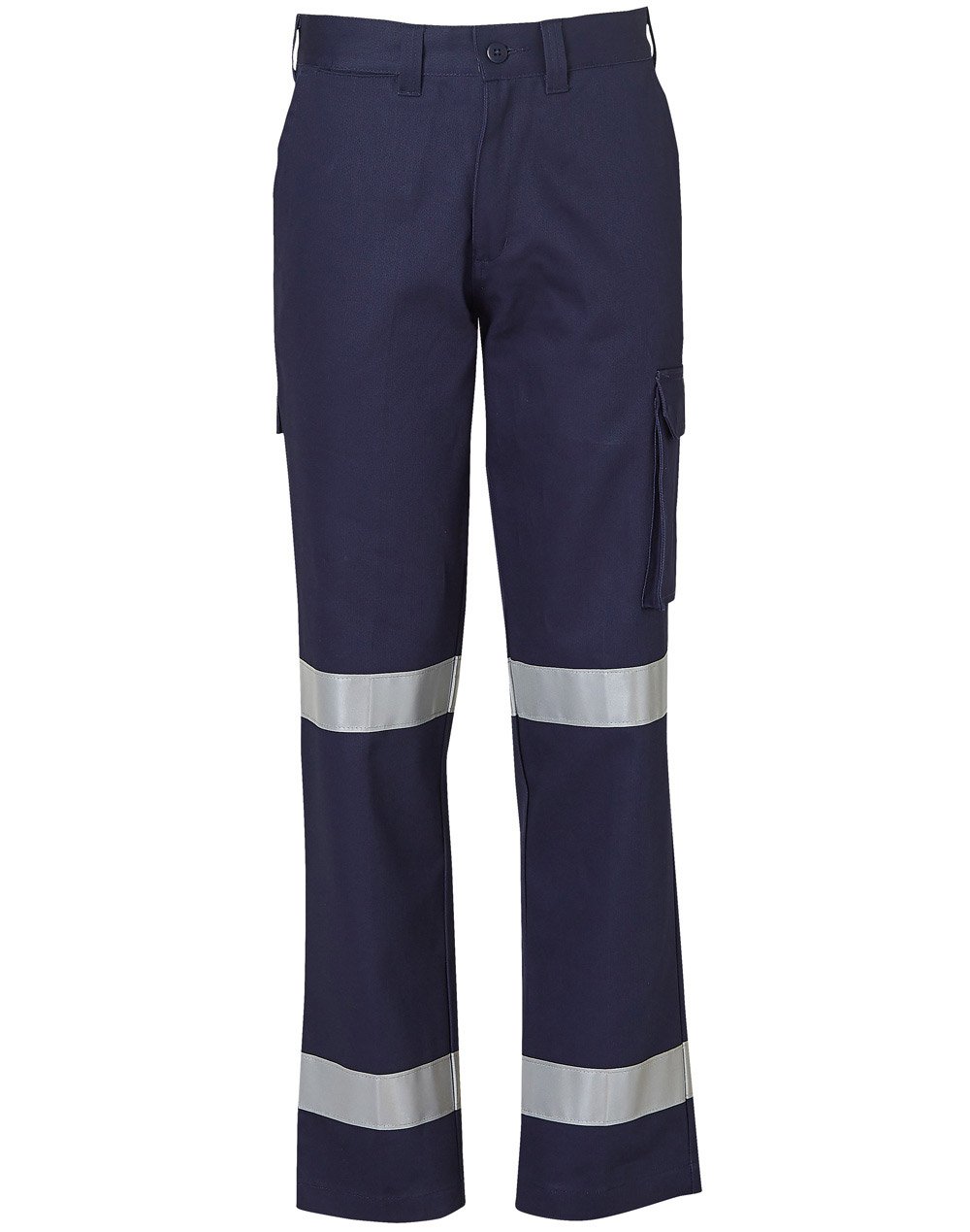 Ladies' Heavy Cotton Drill Cargo Pants With Biomotion 3M Tapes - Image 2