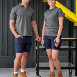 Unisex Cotton Stretch Rip-Stop Work Shorts